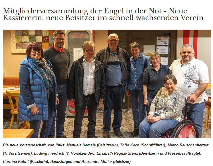 Pressebericht Mitgliederversammlung 29.02.204 in Rundschau24.de